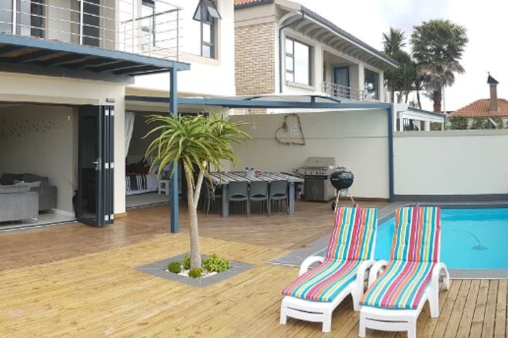 Deck and Pool area