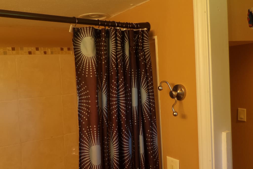 Shower curtain & liner