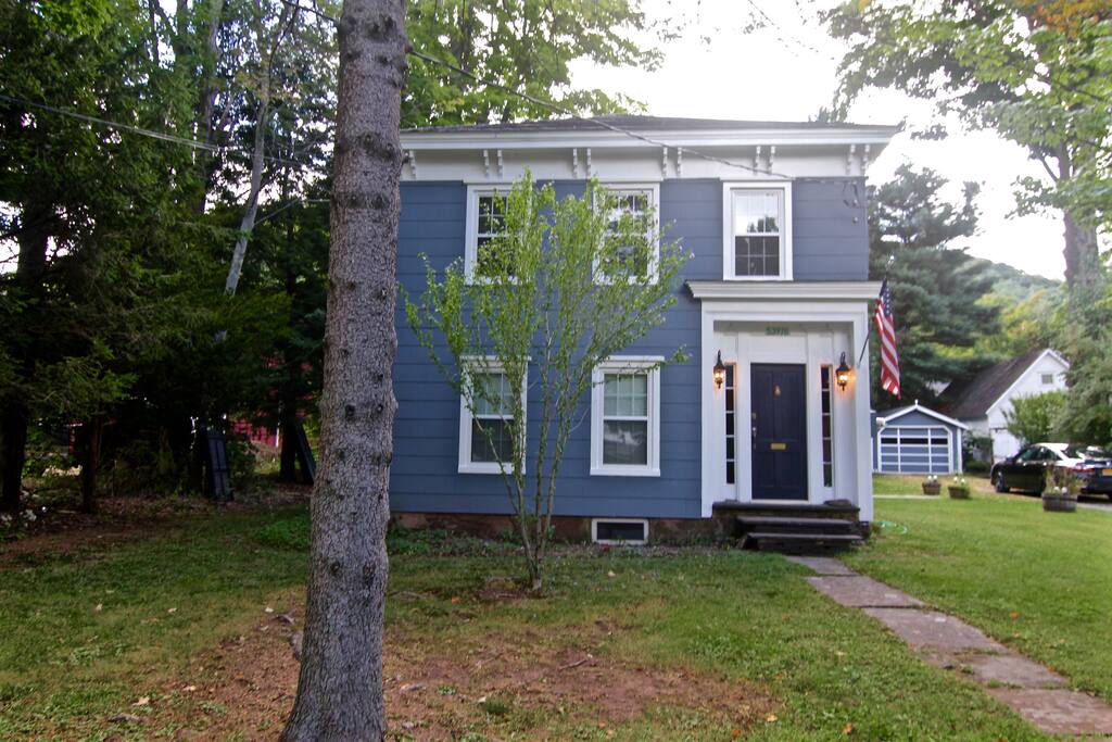front of the house