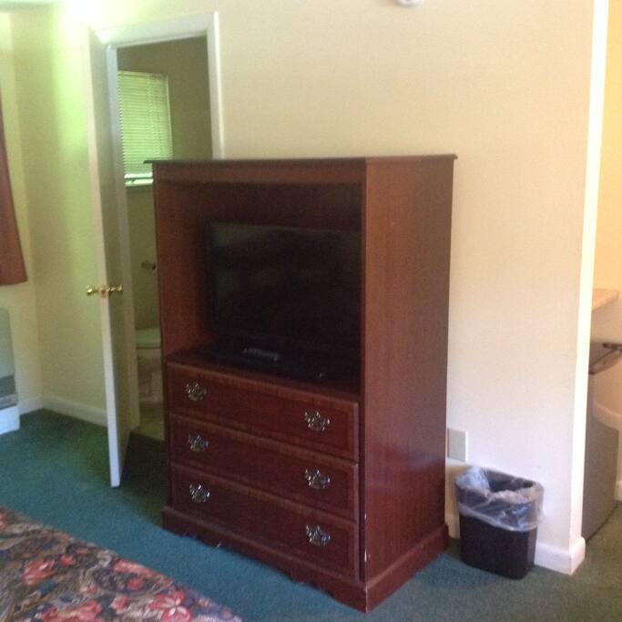 private bath and cable TV