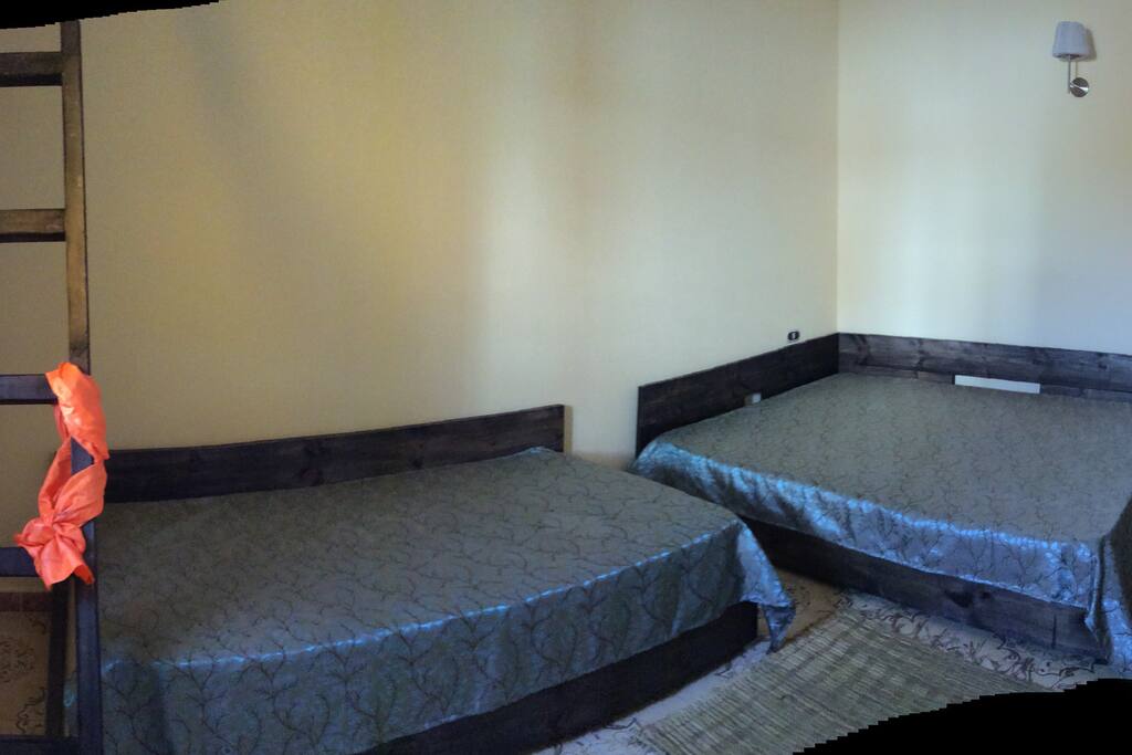 Bedroom with two beds