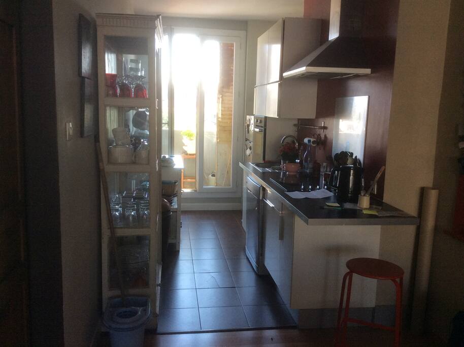Cuisine sur balcon