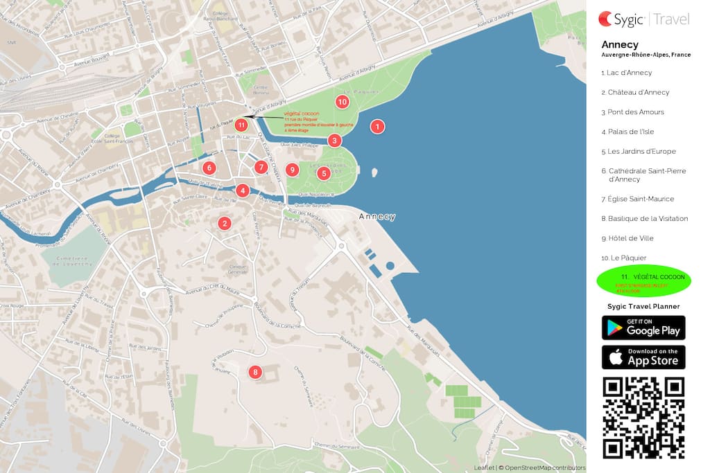 Plan de situation de l'appartement