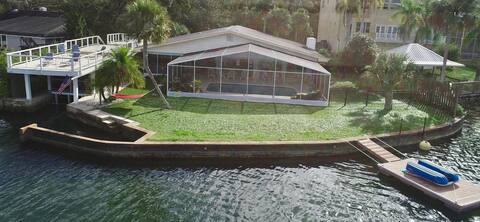 Sleep in Our Boathouse… Wakeup with Manatee!