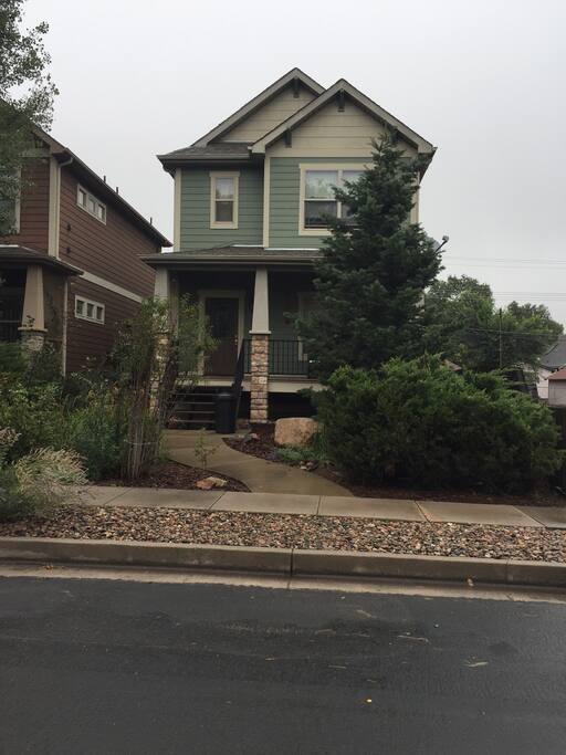 Front house, unit A.