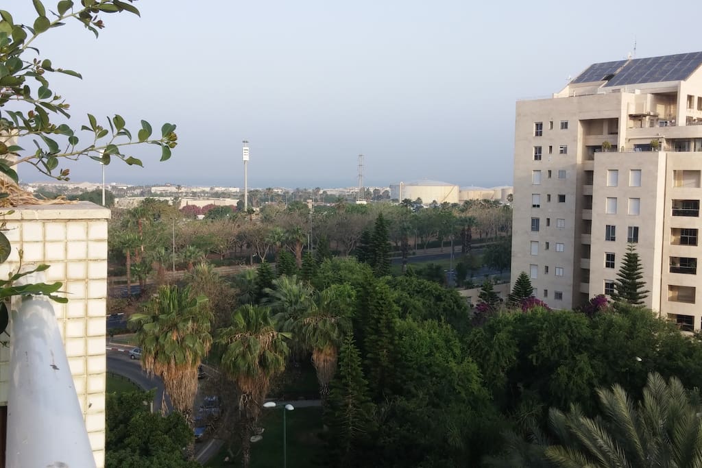 View from balcony facing West