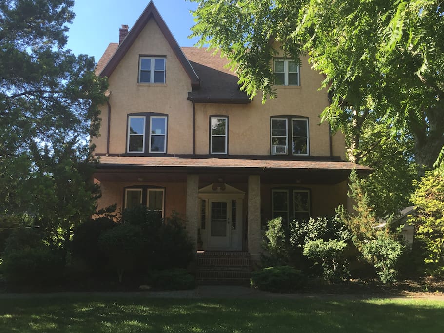 Our home, as viewed from the front yard.