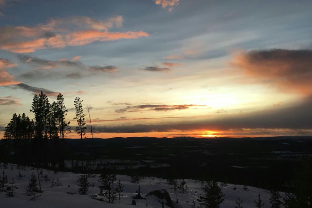 Sudok hill during winter