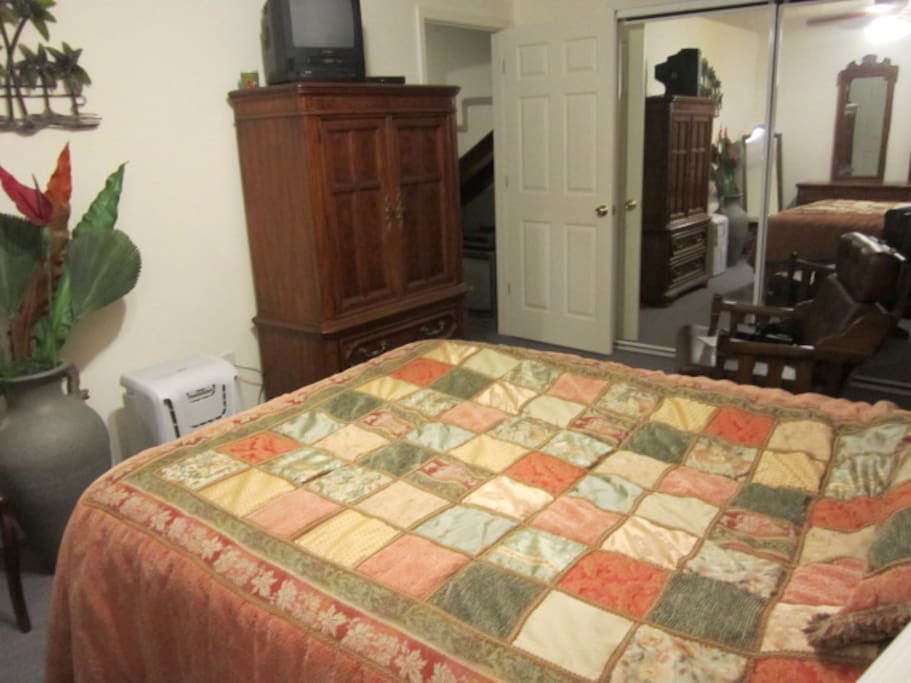Basement bedroom