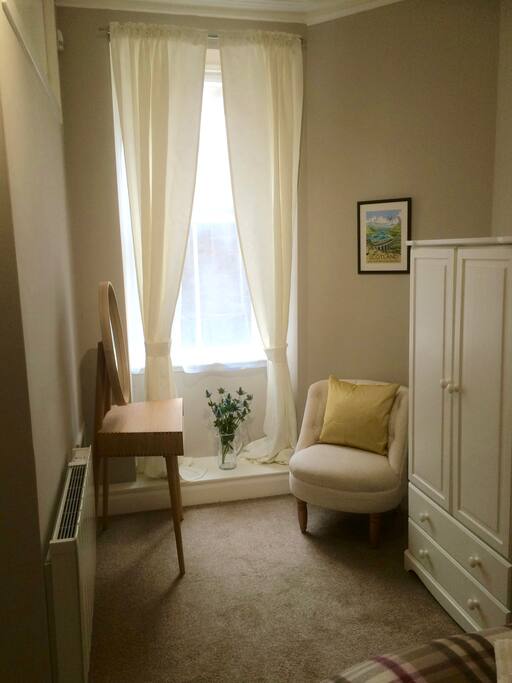 Dressing area of bedroom