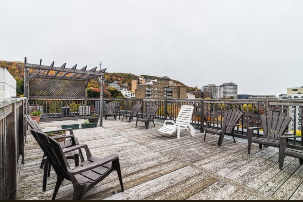 Rooftop Patio to enjoy
