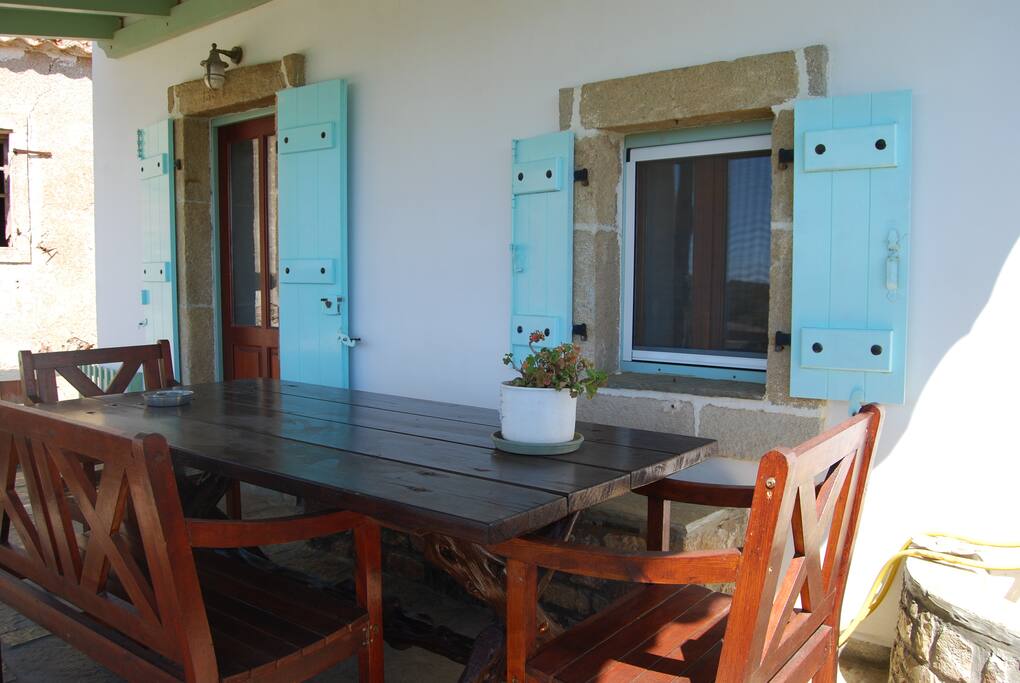 The terrace