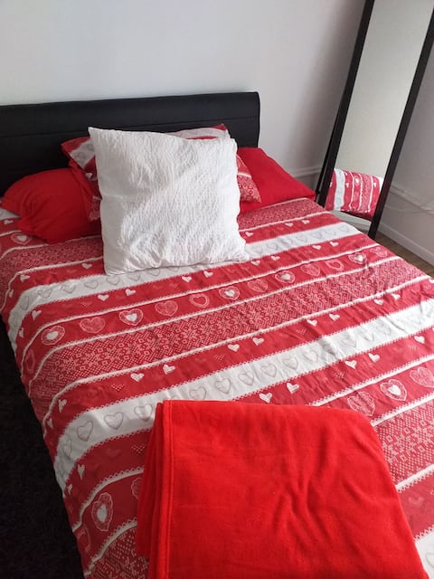 Chambre confortable et moderne