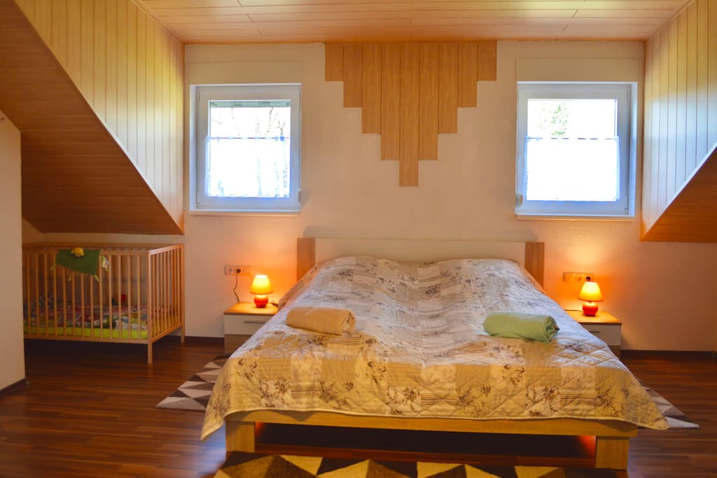 Master-Bedroom with baby bed