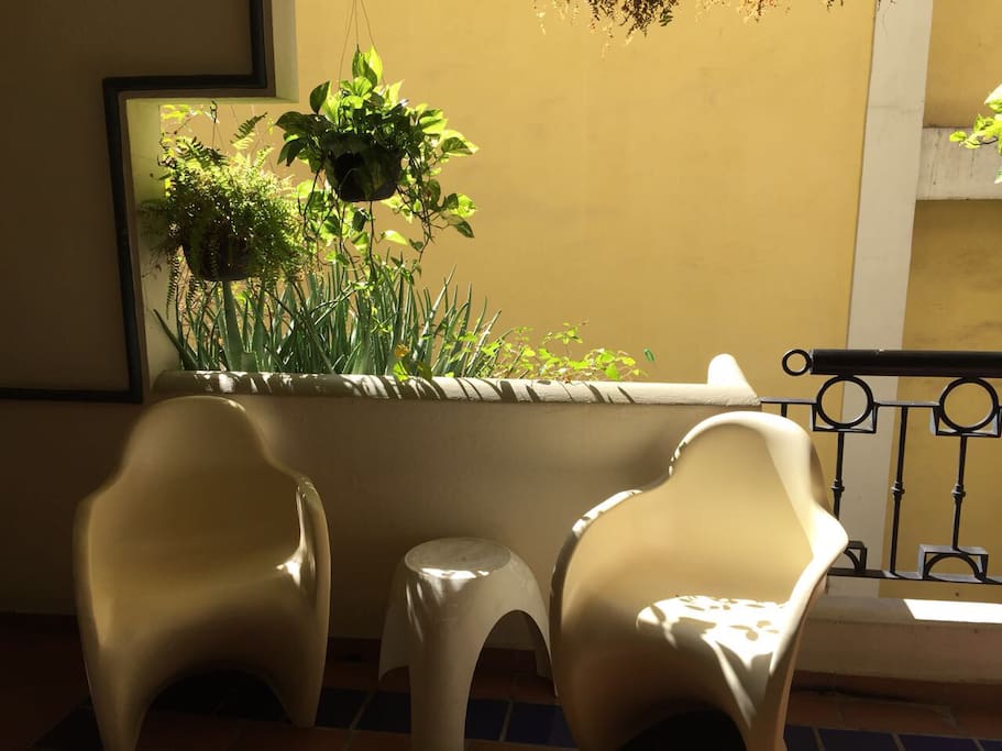 Prívate balcony.