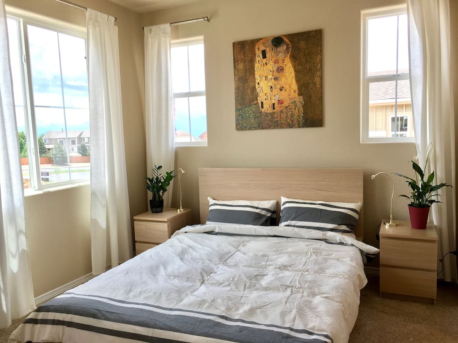 Master Bedroom - Upstairs, with queen bed