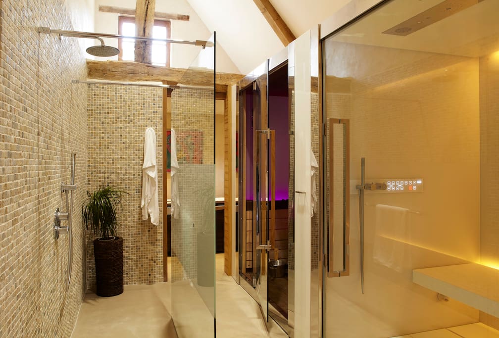 Espace wellness avec Sauna, Hammam
