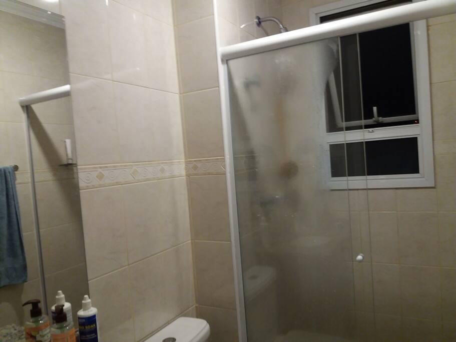 Banheiro exclusivo do hóspede