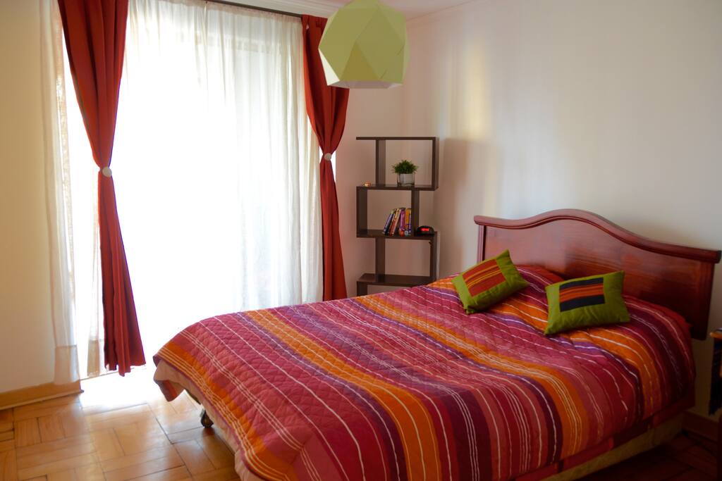double room with big closet and exit to the terrace