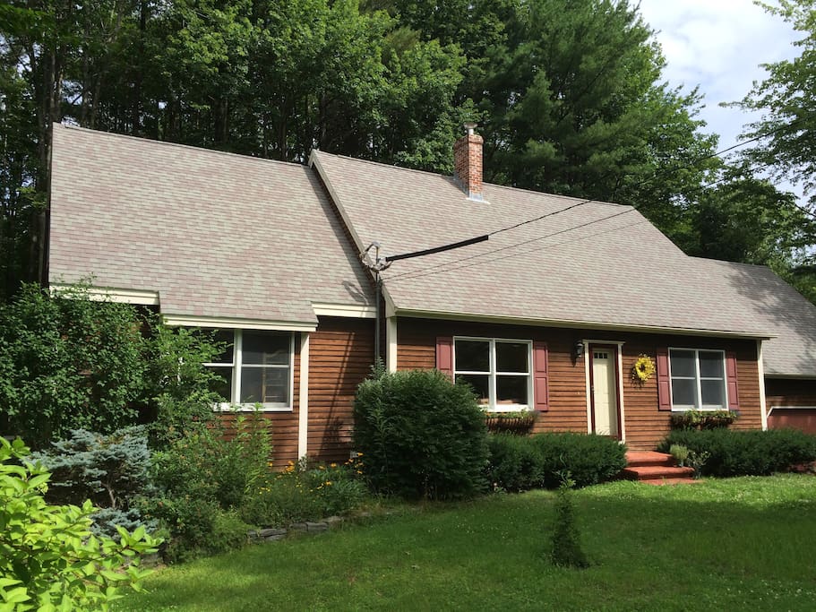 Your suite occupies the left section of our house, farthest from the driveway.