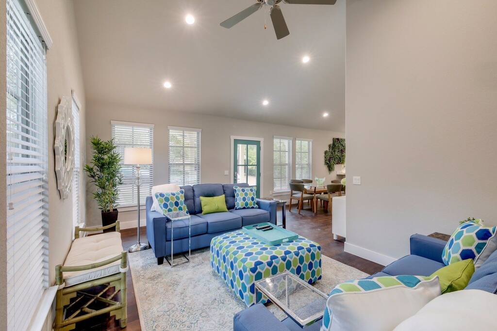 Sleeper sofas allow for larger groups to use the home