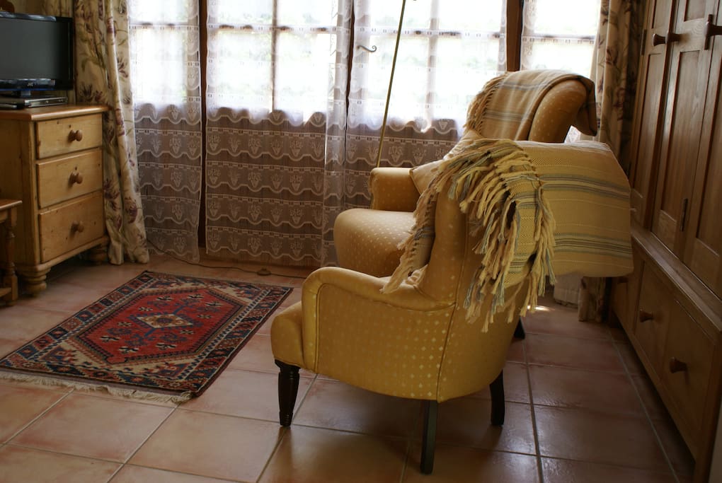 Sitting Room with French windows to sitting out area