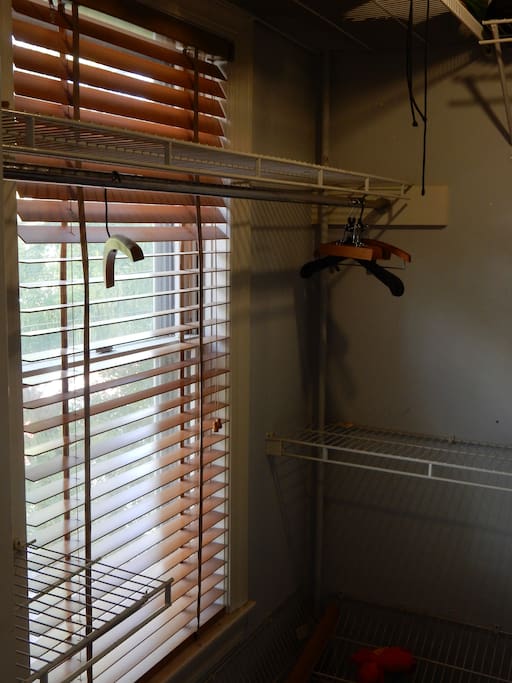 closet off of bedroom