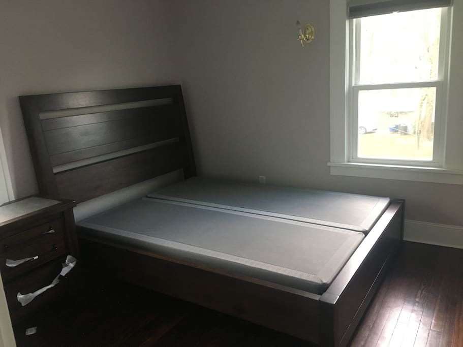 Guest room, has new bed..
