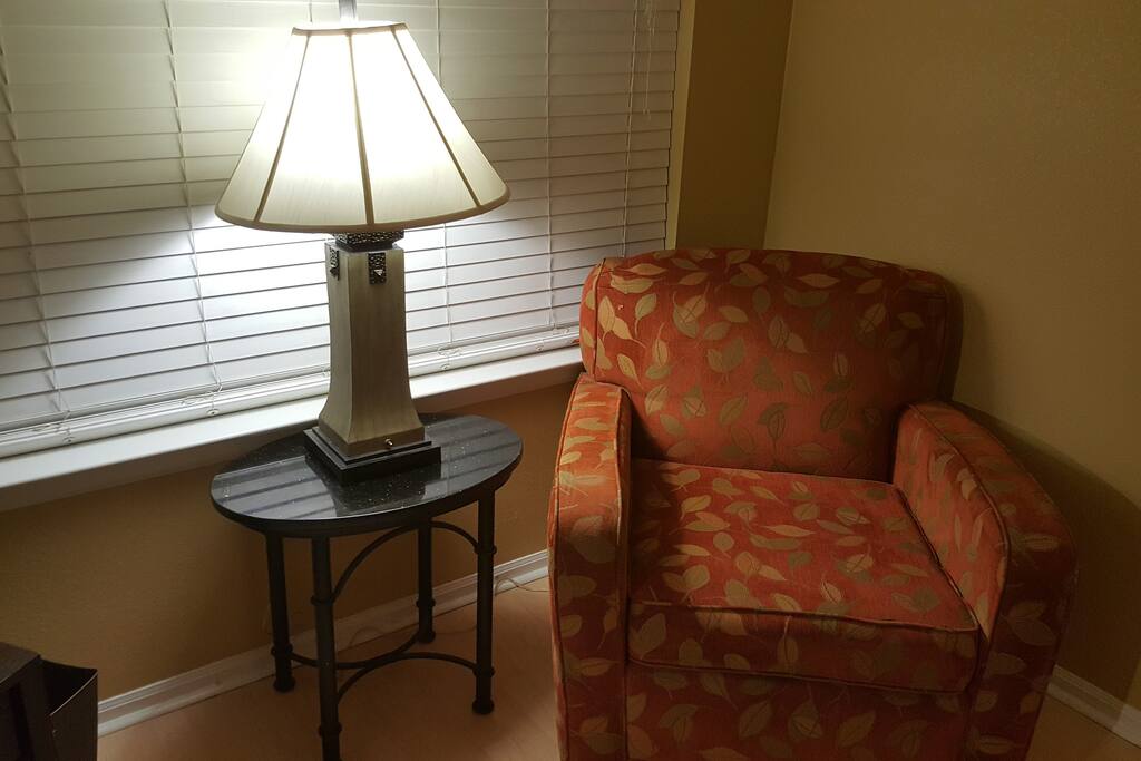Comfortable chair for reading or tv watching