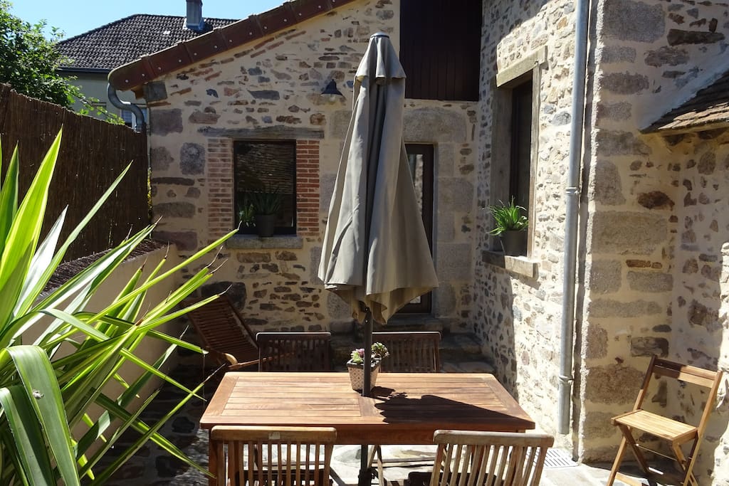 Cour intérieure de la maison
