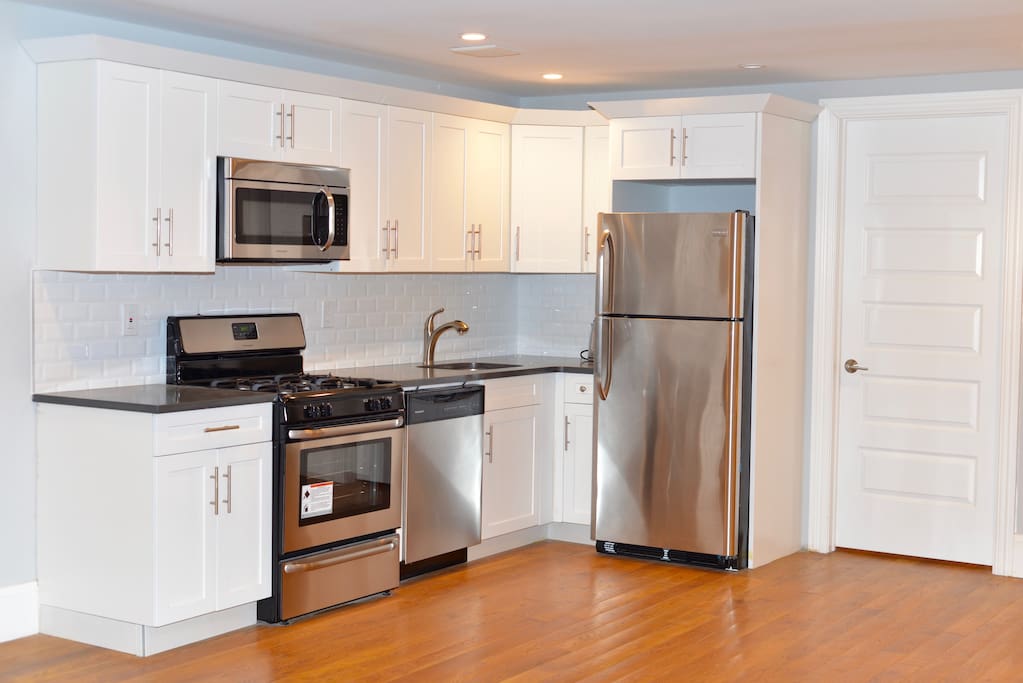 New appliances in the kitchen