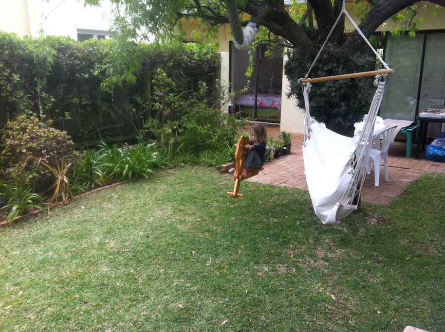 A swing for kids and for grown-ups