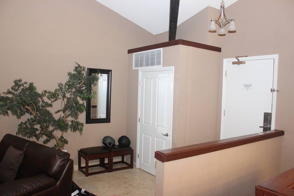 Entry from carport