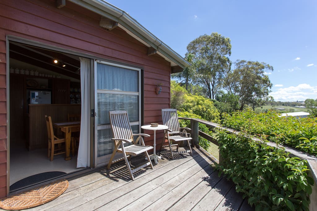 Relax on the deck and take in the views