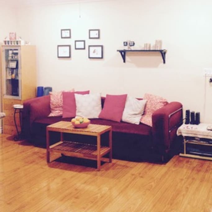 living room/sofa couch (fits 2 people)