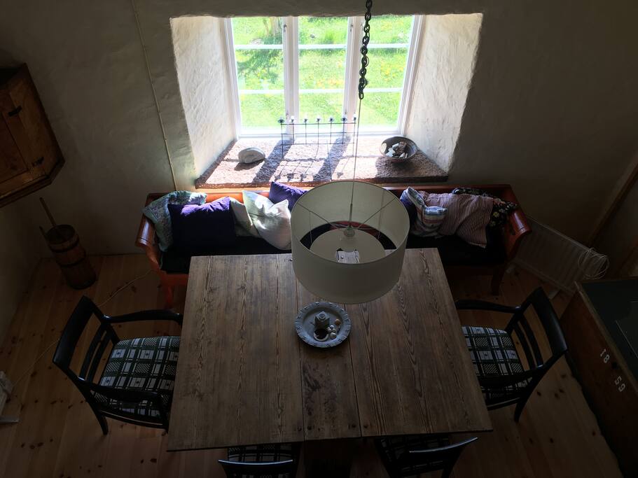 Stora rummet från övervåningen