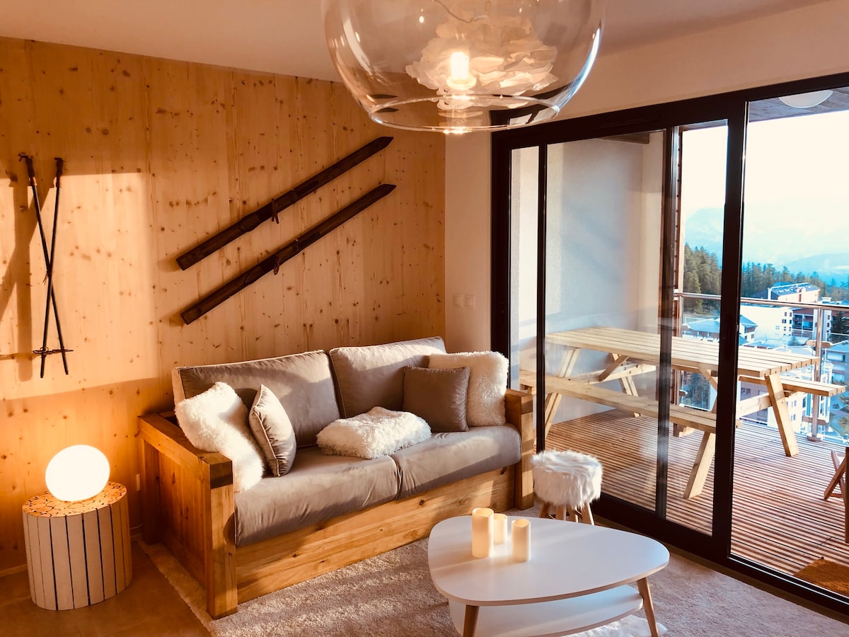 Top performing Airbnb: Magical ★ Panorama ★ Design – Hauteurs Valberg in Péone