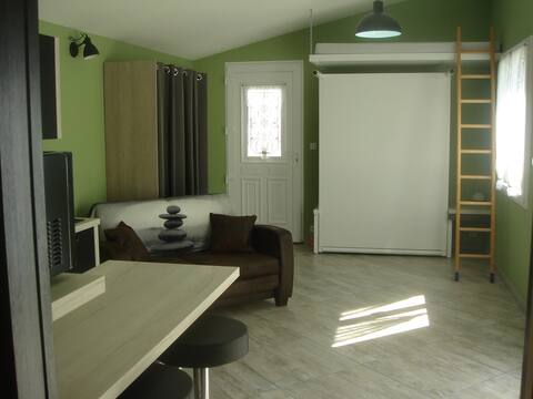 Top performing Airbnb: STUDIO with pool on Bassin d'Arcachon in Cazaux in La Teste De Buch