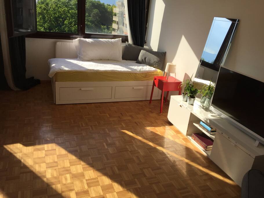 Bed with a view
