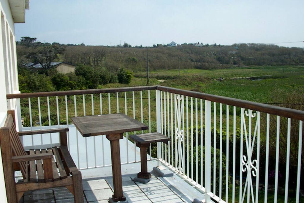 Sunny south facing private balcony