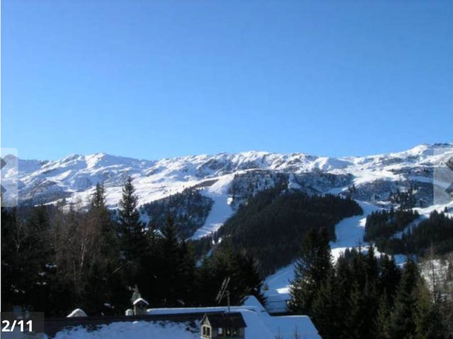 Vue du balcon en été