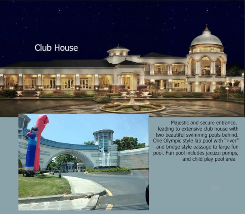 Access to clubhouse with excellent pools, gym and shop