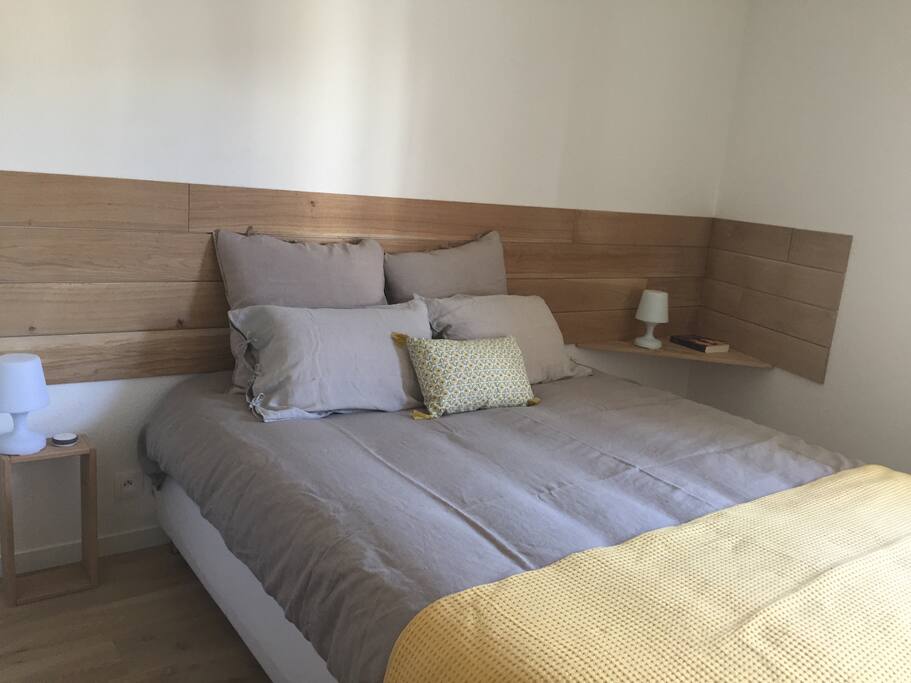 Chambre avec placard et penderie Lit de 160 x 200