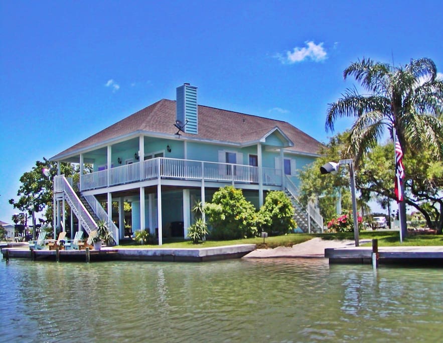Best View Waterfront Home Houses for Rent in Rockport, Texas, United