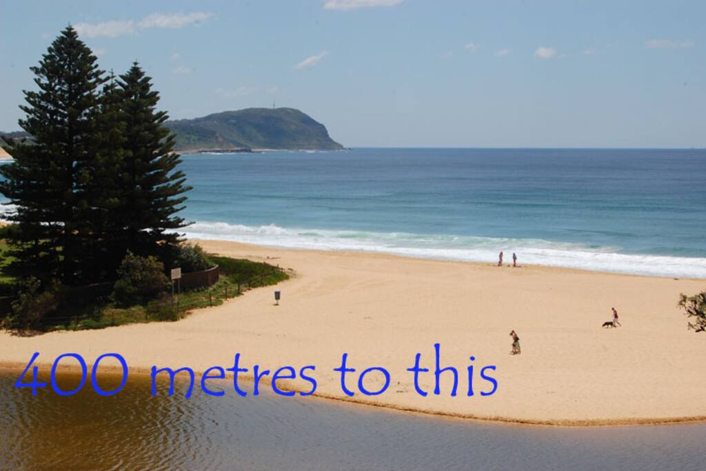 Just a short walk to Terrigal Beach and Lagoon!