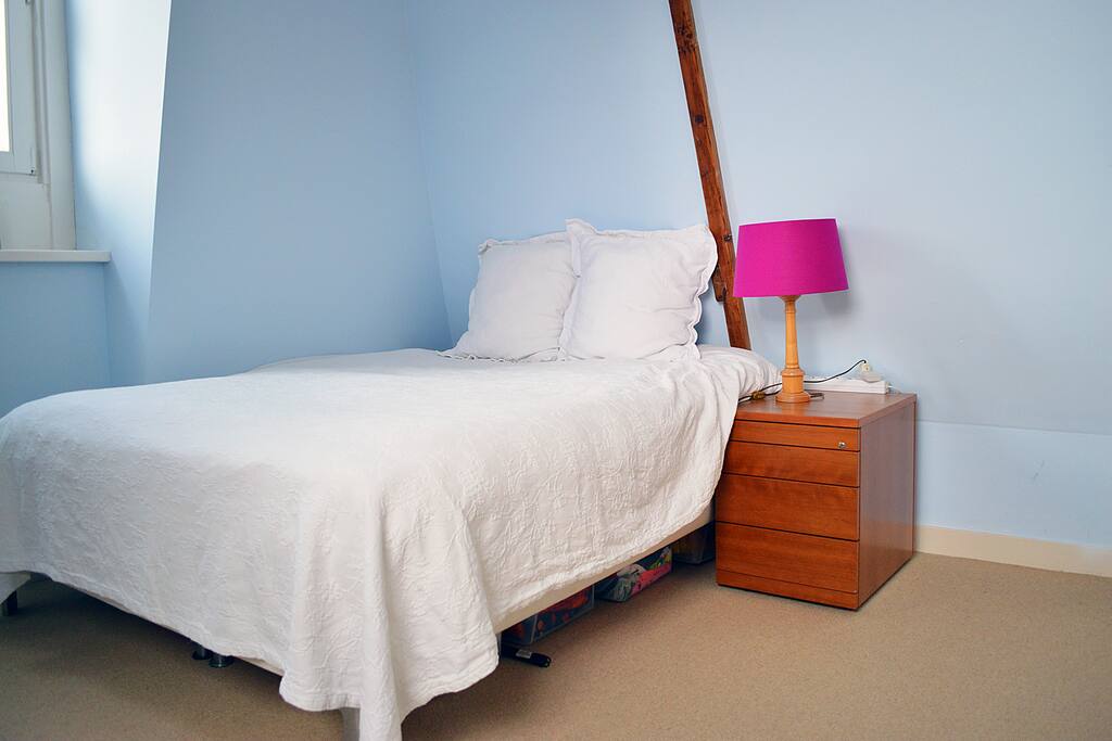 A comfortable bed for a good night rest