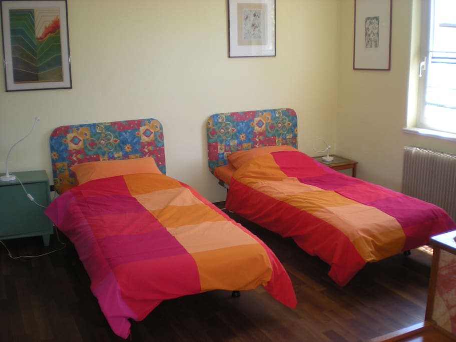 letto al primo piano sdoppiato