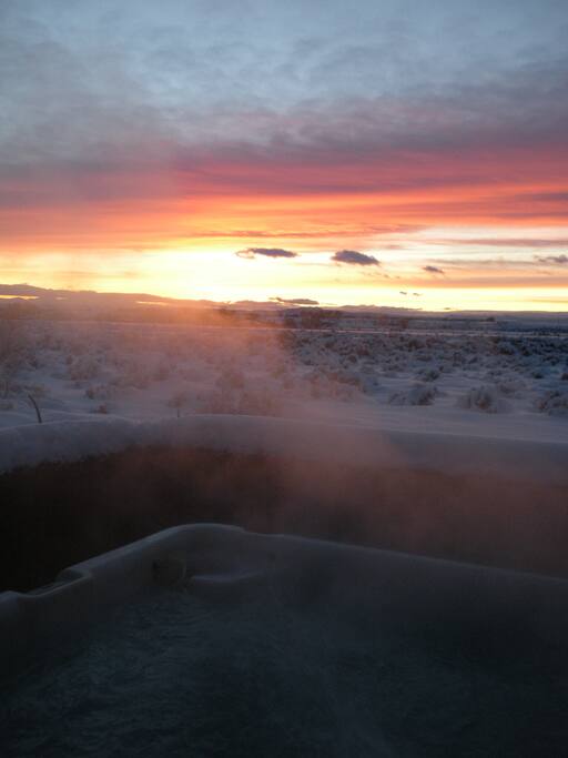 Sunset from the Spa