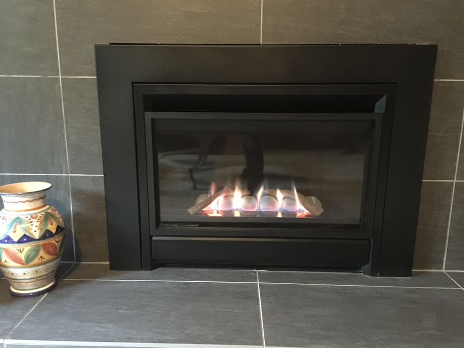 Warm and cozy for the winter. Easy remote for controlling your flame and heat.