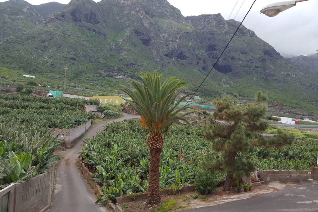 Estas son las vistas desde la casa. Vista a la montaña. A 10 minutos del mar y un maravilloso campo de gol.